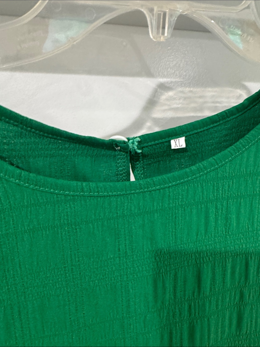 ' Green Ruffle-Hem Dress - Picture 2 of 3